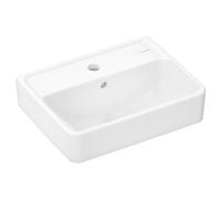 Hansgrohe Lave-mains Xanuia Q, 1 trou de robinetterie avec trop-plein, 450×340 mm, blanc