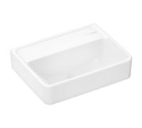 Hansgrohe Lave-mains Xanuia Q – 450×340 mm, sans trou de robinetterie, sans trop-plein, blanc