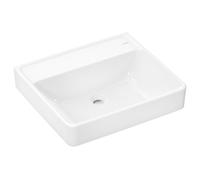Hansgrohe – Lavabo mural Xanuia Q 55×48 cm sans trou pour robinet sans trop-plein SmartClean blanc