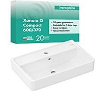 hansgrohe Xanuia Q lavabo 60213450 600x370mm, avec trou pour robinetterie/trop-plein, blanc