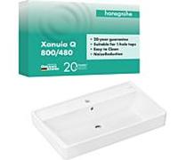 hansgrohe Xanuia Q lavabo 60225450 700x480mm, avec trou pour robinetterie/trop-plein, blanc