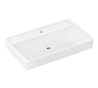 Hansgrohe Lavabo Xanuia Q 60227450 800 x 480 mm avec trou pour robinetterie sans trop-plein blanc