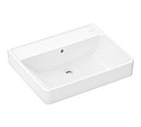 hansgrohe Xanuia Q lavabo 60240450 600x480mm, sans trou pour robinetterie, avec trop-plein, blanc