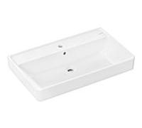hansgrohe Xanuia Q lavabo 60250450 800x480mm, avec trou pour robinetterie/trop-plein, sol, blanc