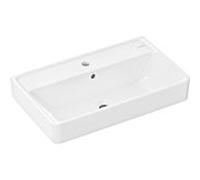 hansgrohe Xanuia Q lavabo 61128450 650x390mm, avec trou pour robinetterie/trop-plein, SmartClean, blanc