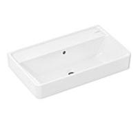hansgrohe Xanuia Q lavabo 61129450 650x390mm, sans trou pour robinetterie, avec trop-plein, SmartClean, blanc