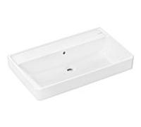 hansgrohe Xanuia Q lavabo 61137450 800x480mm, sans trou pour robinetterie, avec trop-plein, SmartClean, blanc