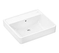 hansgrohe Xanuia Q lavabo 61146450 550x480mm, sans trou pour robinetterie, avec trop-plein, SmartClean, blanc