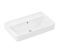 hansgrohe Xanuia Q lavabo 60218450 650x390mm, sans trou pour robinetterie, avec trop-plein, blanc