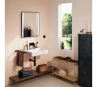 Hansgrohe Lavabo Xanuia Q 61146450 550×480 mm, sans trou, avec trop-plein SmartClean blanc