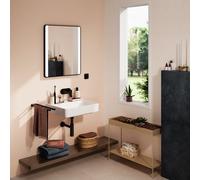 Hansgrohe – Lavabo mural Xanuia Q 55×48 cm sans trou pour robinet sans trop-plein SmartClean blanc