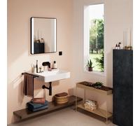 hansgrohe Xanuia Q lavabo 61151450 600x480mm, sans trou pour robinetterie/trop-plein, SmartClean, blanc