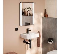 Hansgrohe Lave-mains Xanuia Q, 1 trou de robinetterie avec trop-plein, 450×340 mm, blanc