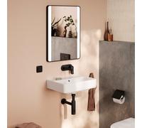 Hansgrohe Lave-mains Xanuia Q 61143450 500×390 mm sans trou avec trop-plein blanc SmartClean