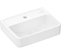 Hansgrohe Lave-mains Xanuia Q 61141450 450x340mm, trou robinetterie, sans trop-plein, blanc SmartClean