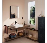 hansgrohe Xanuia Q lavabo 60238450 550x480mm, avec trou pour robinetterie/trop-plein, sol, blanc