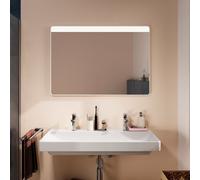 hansgrohe Xarita Lite Q miroir, éclairage LED horizontal, 1000x30x700mm, capteur IR, 54972700, Couleur: Blanc mat