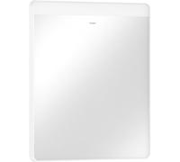 Hansgrohe Xarita Lite Q Miroir - 60x70x3,3 cm - éclairage LED - horizontal - interrupteur mural - blanc mat 54957700