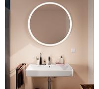 Hansgrohe Xarita Lite S miroir, Ã©clairage LED rond, 900x30x900mm, interrupteur mural, 54967, Coloris: Blanc mat - 54967700