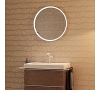 Hansgrohe Miroir Xarita S, éclairage LED, capteur infrarouge, 70×70×5 cm, blanc mat, réf. 54991700