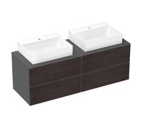 hansgrohe Xelovos E lavabo, sans trop-plein, 600x480mm, SmartClean, poli, avec garniture découlement, 61094450, Exécution: 1 trou de robinet