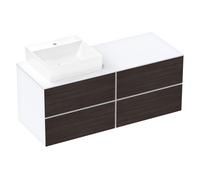 hansgrohe Xelovos E Lave-mains, sans trop-plein, 500x480mm, SmartClean, poncé, avec vidage, 61090450, Exécution: 1 trou de robinet
