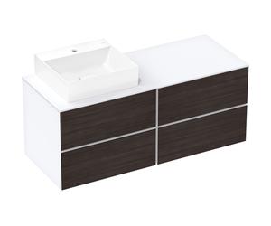 hansgrohe Xelovos E Lave-mains, sans trop-plein, 500x480mm, SmartClean, poncé, avec vidage, 61090450, Exécution: 1 trou de robinet