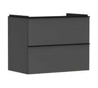 Hansgrohe Xelu Q armoire 78x49.5x60.5 cm sous-lavabo suspendu noir-gris 54028670