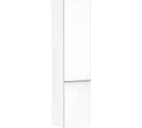 hansgrohe Xelu Q armoire haute 54135000 370x400x1650mm, charnière de porte à gauche, blanc brillant, chromé