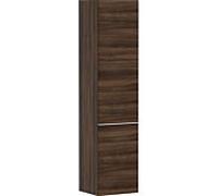 hansgrohe Xelu Q armoire haute 54142700 370x400x1650mm, charnière de porte à droite, noyer foncé, blanc mat