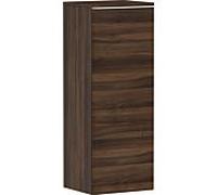 hansgrohe Xelu Q armoire mi-haute 54130700 370x400x1065mm, charnière de porte à gauche, noyer foncé, blanc mat