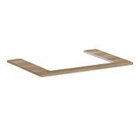 Plan de Toilette Hansgrohe Xelu Q 1 Trou au centre pour vasque 550 mm 780x550mm Chêne Naturel