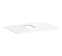 hansgrohe Xelu Q console 54120050 780 x 550 mm, découpe au milieu, vasque à poser avec trou pour robinetterie, blanc brillant