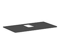 Hansgrohe Console Xelu Q 980x550 mm, découpe centrale pour vasque à poser, gris diamant mat