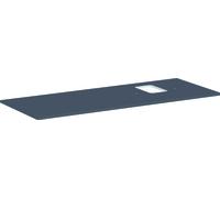 hansgrohe Xelu Q console 54124910 1360 x 550 mm, découpe à droite, vasque à poser avec trou pour robinetterie, gris diamant mat