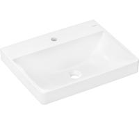 Lavabo Suspendu Hansgrohe Xelu Q Sans trop-plein, rectangulaire, 1 trou 600x80x480mm Blanc 60317450