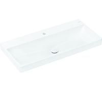 hansgrohe Xelu Q lavabo à poser, sans trop-plein, 1000x480mm, SmartClean, poli, avec vidage, 61039450, Exécution: 1 trou de robinet