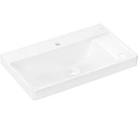 Hansgrohe Lavabo Xelu Q avec tablette droite 2 trous pour robinet sans trop-plein 800×480 mm Blanc
