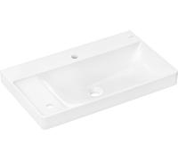Hansgrohe Lavabo Xelu Q — tablette à gauche, 2 trous, sans trop-plein, 800×480 mm, blanc — 60320450