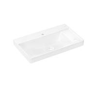 Hansgrohe Lavabo Xelu Q avec tablette droite 2 trous pour robinet sans trop-plein 800×480 mm Blanc