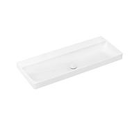 hansgrohe Xelu Q lavabo à poser, sans trop-plein, 1200x480mm, SmartClean, poli, avec vidage, 61045450, Exécution: sans trou de robinet