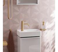 hansgrohe Xelu Q lave-mains avec tablette à gauche, 1 trou pour robinet, sans trop-plein, 360x250x80mm, blanc, 60315450
