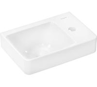 hansgrohe Xelu Q lave-mains avec tablette à droite, 1 trou pour robinet, sans trop-plein, 360x250x80mm, blanc, 60314450