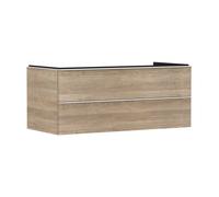 hansgrohe Xelu Q meuble sous-vasque 54084700 1180x485x550mm, 2 tiroirs, chêne naturel, blanc mat