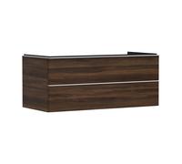 hansgrohe Xelu Q meuble sous-vasque 54085700 1180x485x550mm, 2 tiroirs, noyer foncé, blanc mat