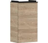 hansgrohe Xelu Q meuble sous-vasque 54013670 340x605x245mm, pour lave-mains , gauche, chêne naturel, noir mat