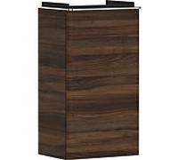 hansgrohe Xelu Q meuble sous-vasque 54014000 340x605x245mm, pour lave-mains , gauche, noyer foncé, chromé