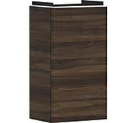 hansgrohe Xelu Q meuble sous-vasque 54018700 340x605x245mm, pour lave-mains , droite, noyer foncé, blanc mat