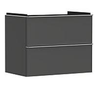 hansgrohe Xelu Q meuble sous-vasque 54028000 780x605x475mm, 2 tiroirs, gris diamant mat, chromé