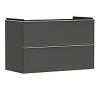 hansgrohe Xelu Q meuble sous-vasque 54032000 980x605x475mm, 2 tiroirs, gris diamant mat, chromé